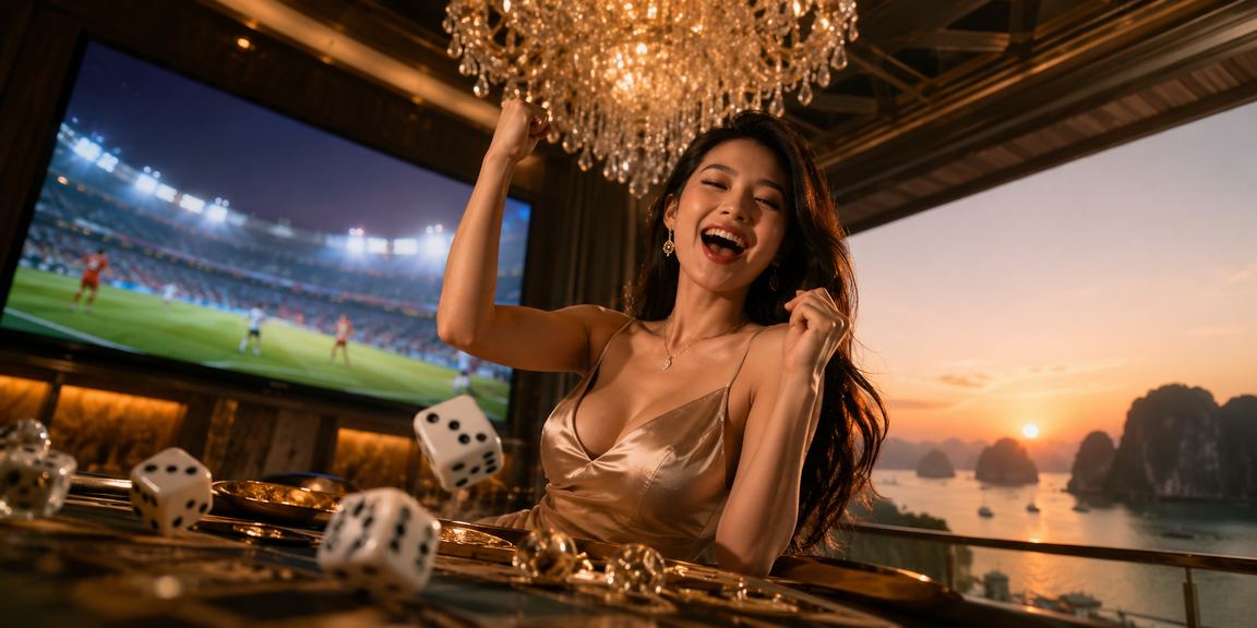 Người chơi tài xỉu và nhận thưởng casino tại vịnh Hạ Long, Việt Nam