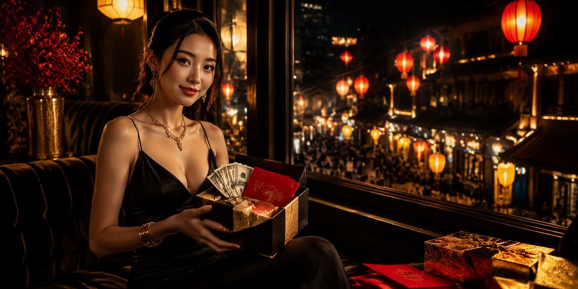 Hình ảnh trà và phong bao lì xì đỏ tại Hà Nội